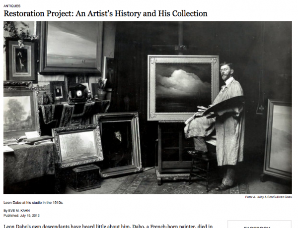 Restoration Project: An Artist's History and his Collection