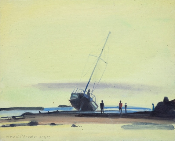 HANK PITCHER, Shipwreck III, 2019 for LUM ART ZINE article by Kit Boisse Cossart on Hank PItcher